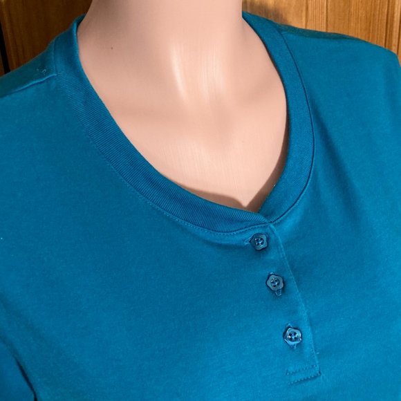 NWOT Vintage Basic Editions Short Sleeve Top Size L - Picture 3 of 10